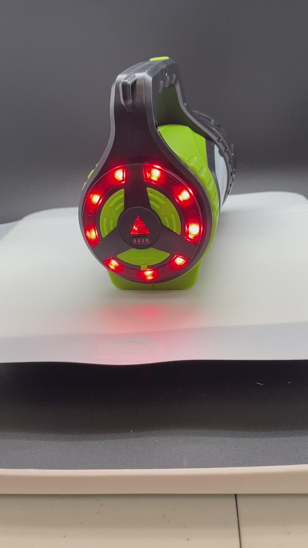 Super Bright Outdoor Handheld USB Chargeable Search light and Power Bank.