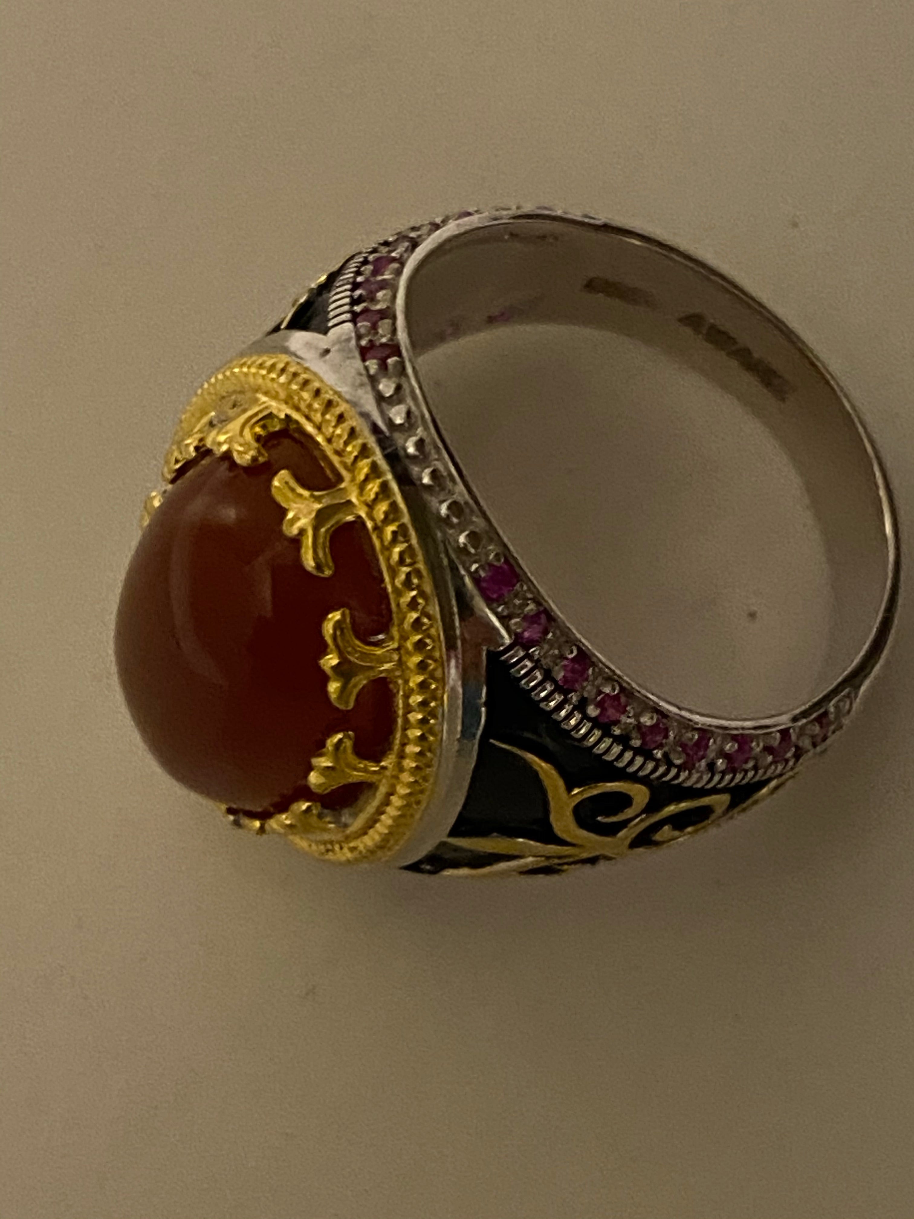 MEN’S AQEEQ STONE RING